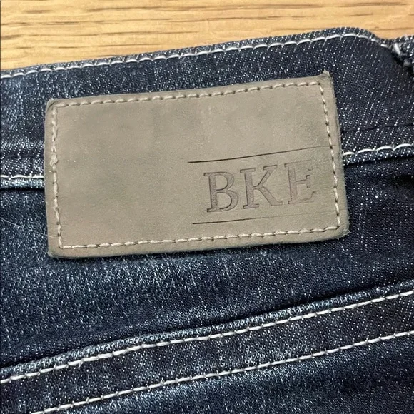 BKE Men’s Aiden Bootleg Dark Blue Jeans Stretch Size 27L - Picture 12 of 12
